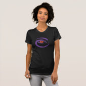 Oog-Tattoo (Paars) T-shirt (Voorkant volledig)