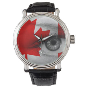 Oog van Canada Horloge