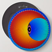 Oog van de Button van de Zonronde (Voorkant /achterkant)