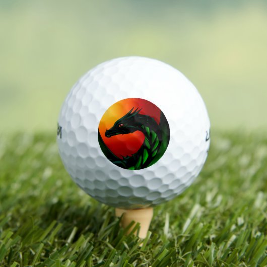 Oog van de draak golfballen (Insitu Shirt)