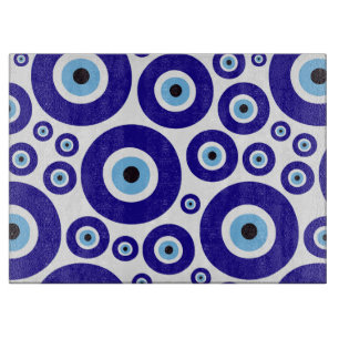 Oog van de Duivel-patroon, Grieks Oog, Turks Oog, Snijplank