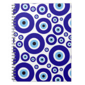 Oog van de Duivel-patroon, Griekse Oog, Turks Oog, Notitieboek (Voorkant)