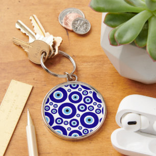 Oog van de Duivel-patroon, Griekse Oog, Turks Oog, Sleutelhanger