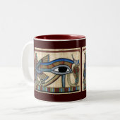 Oog van de Egyptische Mok van Horus (Voorkant links)