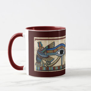 Oog van de Egyptische Mok van Horus