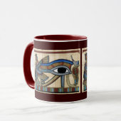Oog van de Egyptische Mok van Horus (Voorkant links)
