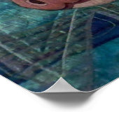 Oog van de houder (canvasafdruk) poster (Hoek)