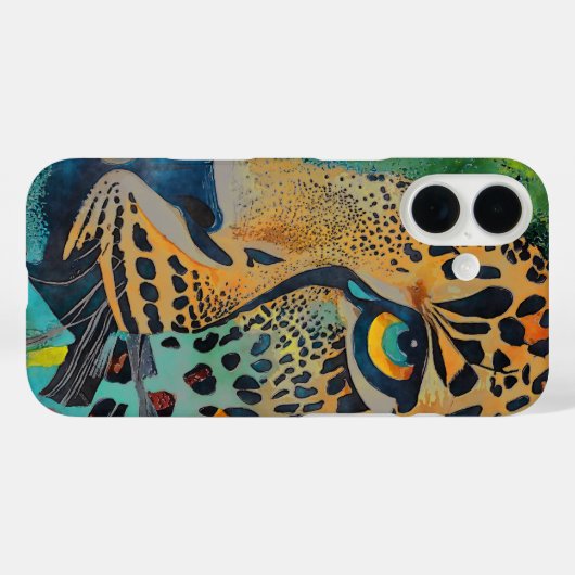 Oog van de luipaard Case-Mate iPhone case (Achterkant (horizontaal))