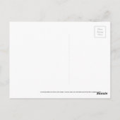 Oog van de orkaan briefkaart (Achterkant)