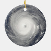 Oog van de orkaan keramisch ornament (Achterkant)