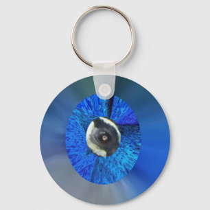 Oog van de Peacock Sleutelhanger