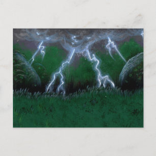 Oog van de standaard postkaart van het Storm