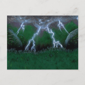 Oog van de standaard postkaart van het Storm