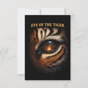 Oog van de Tijger Bedankkaart