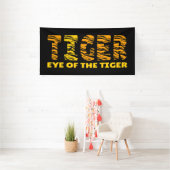 Oog van de tijger spandoek (Insitu)