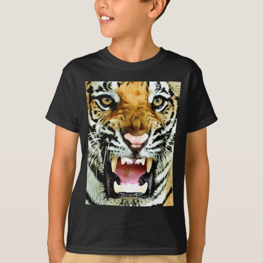 Oog van de tijger t-shirt (Voorkant)