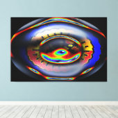 OOG VAN DE WERELD CANVAS AFDRUK (Insitu (Houten vloer))