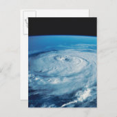 Oog van een orkaan briefkaart (Voorkant / Achterkant)