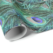 Oog van een peacockdoether cadeaupapier (Rol Hoek)