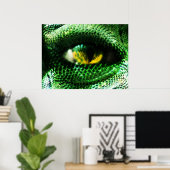 Oog van een ...? poster (Thuiskantoor)