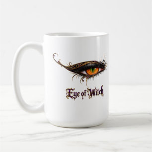 Oog van Heksen van Halloween Glamoureuze Gotische  Koffiemok