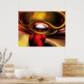 Oog van het Abstracte Poster Goden (Keuken)