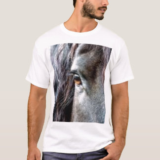 oog van het paard t-shirt