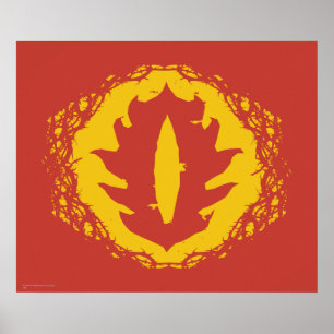 Oog van het sauron-pictogram poster