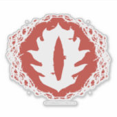 Oog van het sauron-pictogram sticker (Voorkant)