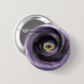 Oog van het Storm Ronde Button 5,7 Cm (Voorkant /achterkant)