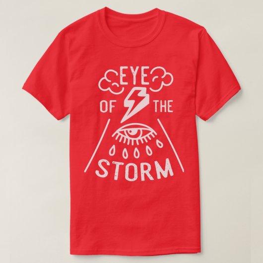 Oog van het storm t-shirt (Design voorkant)