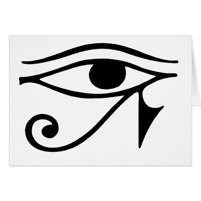 oog van horus (Voorkant Horizontaal)