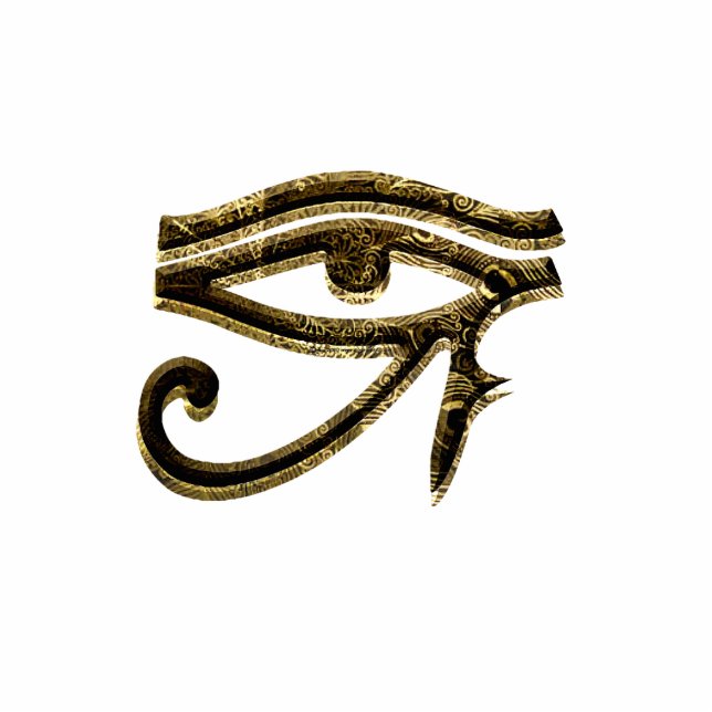 Oog van Horus Fotobeeldje Ornament (Voorkant)