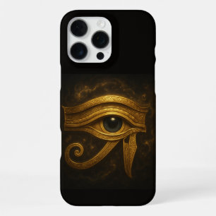 Oog van Horus Gouden Egyptische Telefoonhoes iPhone 16 Pro Max Hoesje