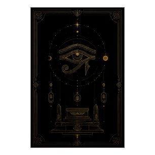 Oog van Horus Hemels Altaar Poster Perfect Poster