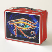 Oog van Horus Metal Lunchbox (Achterkant)