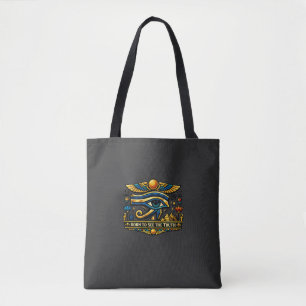 Oog van Horus Oude Egypte Boodschappentas Draagtas