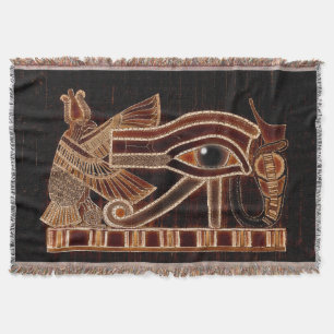 Oog van Horus, oude Egyptische Wadjet Art Deken