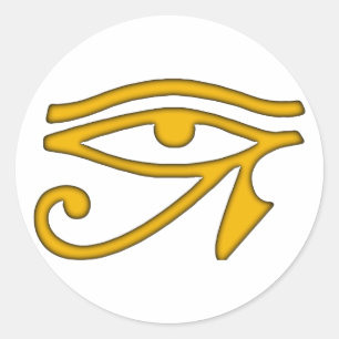Oog van Horus Ronde Sticker