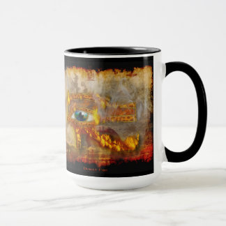 Oog van Horus Sacred Egyptian Art Mok