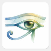 Oog van Horus Sacred Premium Sticker (Voorkant)