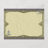 Oog van Horus Scarab Briefkaart (Achterkant)