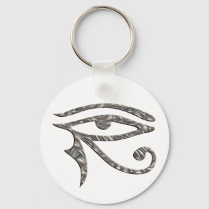 Oog van Horus - ZILVER Sleutelhanger