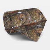 Oog van Newt Halloween Stropdas (Opgerold)