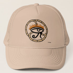 Oog van paarden (goud) trucker pet