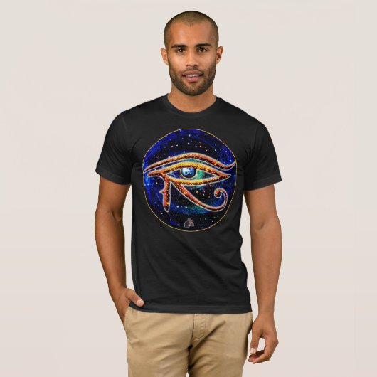 Oog van paarden t-shirt (Voorkant volledig)