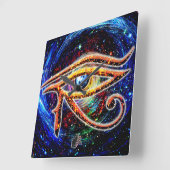 Oog van paarden vierkante klok (Hoek)