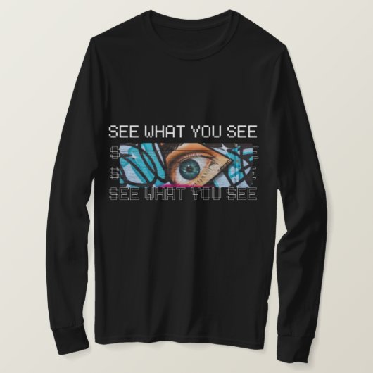 Oog van Perceptie: premium mannen T-shirt (Design voorkant)