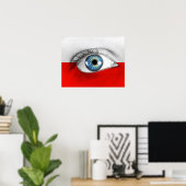 Oog van Polen Poster (Thuiskantoor)
