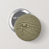 Oog van Ra Ronde Button 5,7 Cm (Voorkant /achterkant)